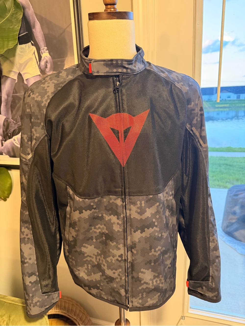Dainese Ignite Air Tex Camo Mesh Motorcycle Jacket Men’s XL EU 56